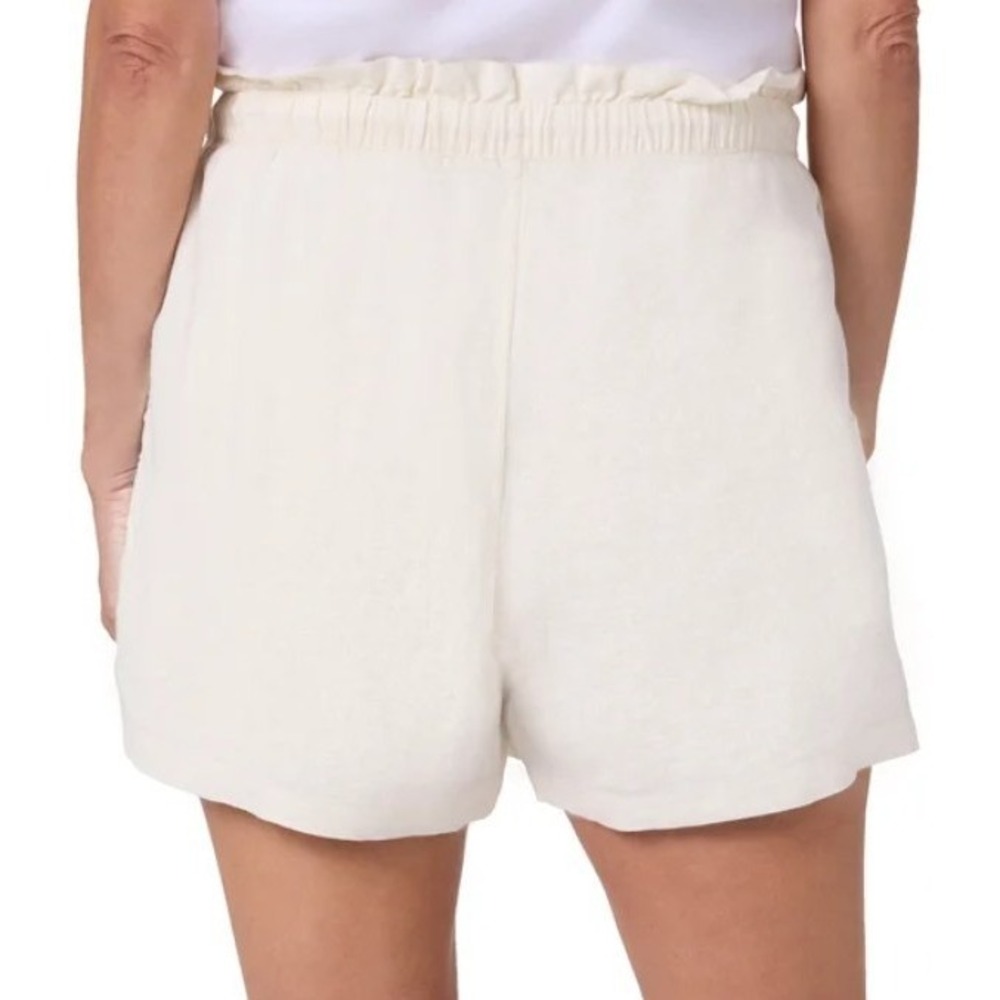 HANG TEN Linen Blend Beach Shorts XXL Sheer Cream Ivory Pull On‎ Relaxed 2XL NWT - Picture 5 of 11